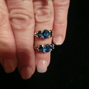 Aquamarine & Sterling Silver Earrings